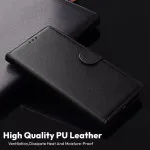 Premium Magnetic Leather Wallet Case for iPhone 15 Plus & Pro Max – Slim & Stylish Pocket Cover