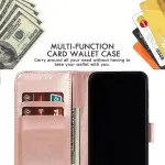 Premium Magnetic Leather Wallet Case for iPhone 15 Plus & Pro Max – Slim & Stylish Pocket Cover