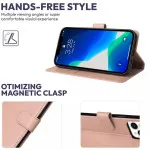 Premium Magnetic Leather Wallet Case for iPhone 15 Plus & Pro Max – Slim & Stylish Pocket Cover