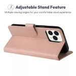 Premium Magnetic Leather Wallet Case for iPhone 15 Plus & Pro Max – Slim & Stylish Pocket Cover