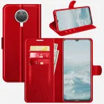 Nokia G20 Leather Phone Case - Magnetic Closure Full Protection Folio Wallet Case