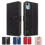 Nokia C12 3Pocket Leather Wallet Case – Full Protection with Magnetic Closure