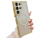 Magnetic Glitter phone Case for Samsung Galaxy S25 Ultra Compatible with MagSafe - Protective Cover