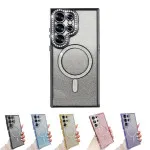 Magnetic Glitter phone Case for Samsung Galaxy S25 Ultra Compatible with MagSafe - Protective Cover