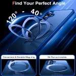 Samsung Galaxy S24 MagSafe Case with Built-in Ring Holder and Wireless Charging Support