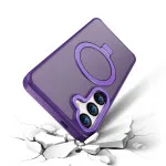 Samsung Galaxy S24 MagSafe Case with Built-in Ring Holder and Wireless Charging Support