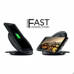 Universal Wireless Charger Stand Fast Charging Dock Adapter For iPhone Samsung