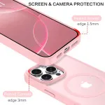 Magnetic Apple iPhone 16 Pro Magsafe Case – Slim Matte Shockproof Bumper