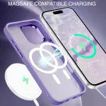 MagSafe Compatible Apple iPhone 16 Pro Max Case – Translucent Matte Design