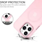 MagSafe Compatible Apple iPhone 16 Pro Max Case – Translucent Matte Design