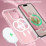 MagSafe Compatible Apple iPhone 16 Pro Max Case – Translucent Matte Design