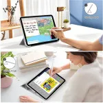 iPad 10th Gen 10.9" 2022 Case, Smart Trifold Stand with Auto Wake/Sleep & Soft TPU Back