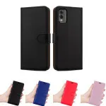 Premium PU Leather Flip Wallet Case Magnetic Book Cover for Nokia C32 - Stylish & Durable Protection