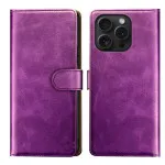 iPhone 16 Leather Wallet Case For All Models with RFID Blocking Card Holder and Folio Flip Kickstand