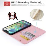 Premium Leather Wallet Case for Apple iPhone 14 Pro with durability and Flip Folio Design