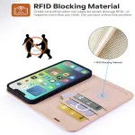 Premium Leather Wallet Case for Apple iPhone 14 Pro with durability and Flip Folio Design