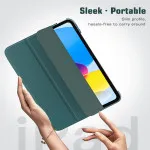 Apple iPad 10th Gen 2022 Case, Slim Stand Cover with Auto Sleep, Touch ID & Translucent Back | UK