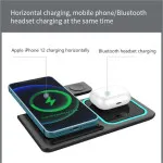 Wireless Phone Charging Station 3 in 1 Fast Charger For iWatch AirPod iPhone Charging Dock Stand