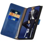 iPhone 16 Leather Wallet Case For All Models with RFID Blocking Card Holder and Folio Flip Kickstand