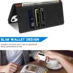 Apple iPhone 14 Plus Leather Wallet Case with RFID Blocking & Card Slots