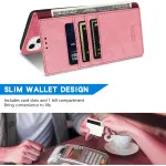 Apple iPhone 14 Plus Leather Wallet Case with RFID Blocking & Card Slots