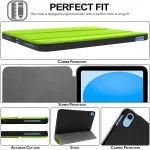 Apple iPad 10th Gen 10.9" Slim Smart Case, Tri-Fold Stand, Corner Protection, Auto Wake/Sleep - Green