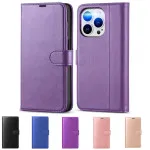 Apple iPhone 13 Leather Wallet Case For All Models with Kickstand & Magnetic Closure