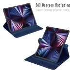 For 10.9 inch iPad 10th Gen 360 Case with Rotation Stand Cover – Leather Design