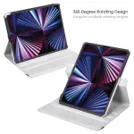 For 10.9 inch iPad 10th Gen 360 Case with Rotation Stand Cover – Leather Design