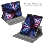 For 10.9 inch iPad 10th Gen 360 Case with Rotation Stand Cover – Leather Design