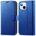 Apple iPhone 13 Leather Wallet Case For All Models with Kickstand & Magnetic Closure