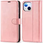 Apple iPhone 13 Leather Wallet Case For All Models with Kickstand & Magnetic Closure