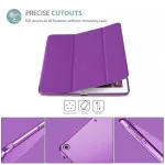 iPad 10th Gen 2022 Case 10.9", Auto Wake/Sleep, TPU Soft Back Smart Case - Purple