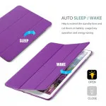 iPad 10th Gen 2022 Case 10.9", Auto Wake/Sleep, TPU Soft Back Smart Case - Purple