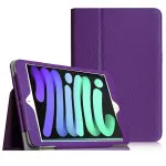 iPad Mini 6 Case UK Flip 8.3inch (2021) A2567/A2568 with Sleep/Wake Function (Purple)