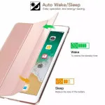 iPad 10th Gen 2022 Case, Slim TPU Stand Cover, Smart Folio Protective Leather Case – Rose