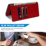 Google Pixel 6A Leather Wallet Case – Slim & Durable, with Card Slots