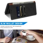 Google Pixel 6A Leather Wallet Case – Slim & Durable, with Card Slots