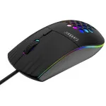 1600 DPI RGB Wired Gaming Mouse, Glowing Lights Type-C PC MacBook Laptop Mouse