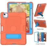 Shockproof Silicone PC Case for iPad Air 4 & Pro 11 2022 – Durable Holder, Orange Sky | UK