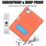 Shockproof Silicone PC Case for iPad Air 4 & Pro 11 2022 – Durable Holder, Orange Sky | UK