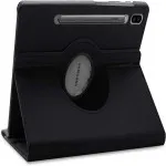 Galaxy Tab S8 Ultra Case 14.6 inch 360 Leather Smart Folio Rotating Case for (SM-X900 / X906) (BLACK)