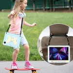 Shockproof Silicone Case for iPad Pro 11/Air 4 – Butterfly Kickstand, Pencil Holder, Kids Friendly Case