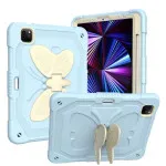 Shockproof Silicone Case for iPad Pro 11/Air 4 – Butterfly Kickstand, Pencil Holder, Kids Friendly Case