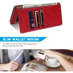 Google Pixel 8A Flip Red Wallet Case – Practical and Elegant Design