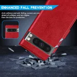 Google Pixel 8A Flip Red Wallet Case – Practical and Elegant Design