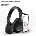 Wireless Bluetooth 5.3 Headphones with Deep Bass, LED Lights, Built-in Mic, Travel Friendly | Loadbasket