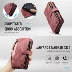 Loadbasket Zipper Wallet Case for iPhone 15, 15 Plus, 15 Pro, & 15 Pro Max - Premium Style with Card Slots