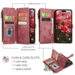 Loadbasket Zipper Wallet Case for iPhone 15, 15 Plus, 15 Pro, & 15 Pro Max - Premium Style with Card Slots