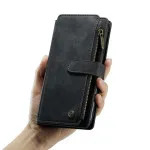 iPhone 11 Leather Wallet Zipper Case with Card Slots and Cash Compartment